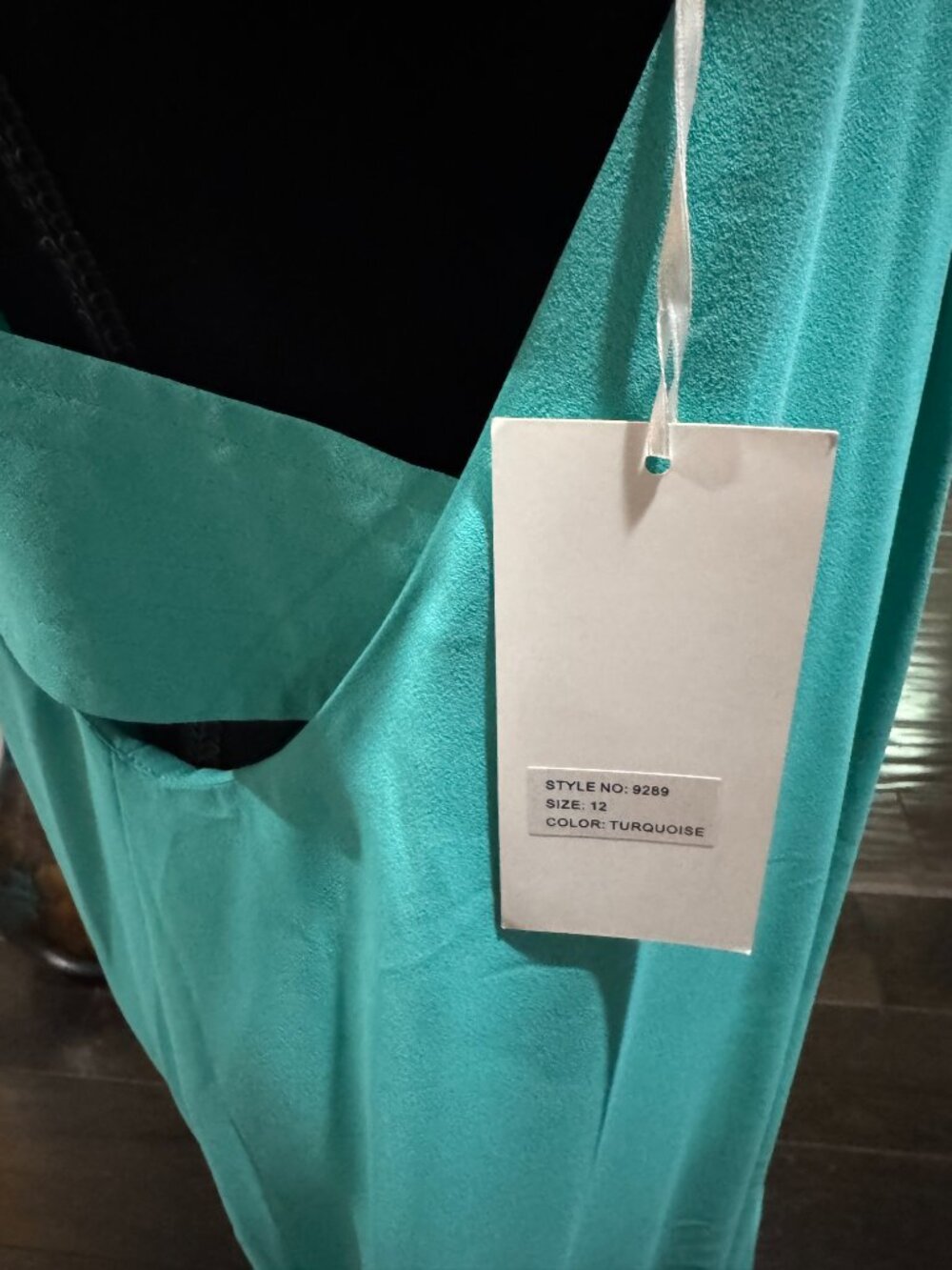 Maxi Dress by Clove in Turquoise Size 12 NWT - Picture 5 of 6